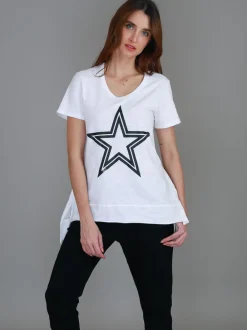 3rd Story Abbey Star Framed S/S Tee< Short Sleeves