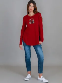 3rd Story Abella 3S Leopard Long Sleeve T Shirt< Long Sleeves