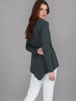 3rd Story Adelaide Asymmetrical Hem T Shirt< Long Sleeves