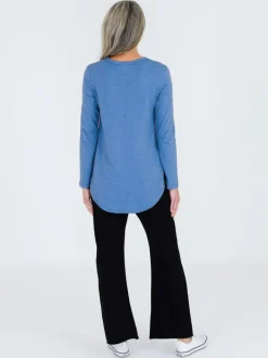 3rd Story Alvie Leopard Print Long Sleeve T Shirt< Long Sleeves