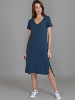 3rd Story Aria V Neck Dress< Short Sleeve Dress
