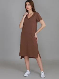3rd Story Aria V Neck Dress< Short Sleeve Dress