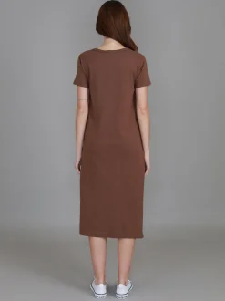 3rd Story Aria V Neck Dress< Short Sleeve Dress