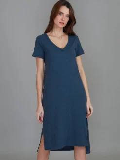 3rd Story Aria V Neck Dress< Short Sleeve Dress