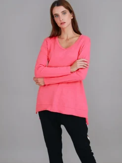 3rd Story Barwon V Neck T Shirt< Long Sleeves