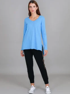 3rd Story Barwon V Neck T Shirt< Long Sleeves