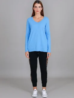 3rd Story Barwon V Neck T Shirt< Long Sleeves