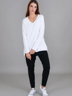 3rd Story Barwon V Neck T Shirt< Long Sleeves