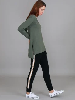 3rd Story Barwon V Neck T Shirt< Long Sleeves