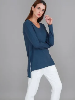 3rd Story Barwon V Neck T Shirt< Long Sleeves