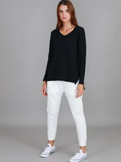 3rd Story Barwon V Neck T Shirt< Long Sleeves