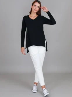 3rd Story Barwon V Neck T Shirt< Long Sleeves