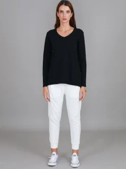 3rd Story Barwon V Neck T Shirt< Long Sleeves