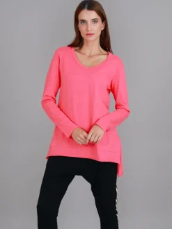 3rd Story Barwon V Neck T Shirt< Long Sleeves