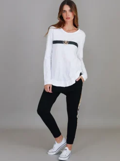 3rd Story Bella 3S Gold Band Long Sleeve T Shirt< Long Sleeves