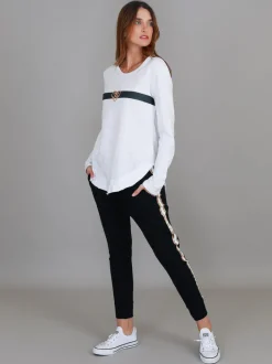 3rd Story Bella 3S Gold Band Long Sleeve T Shirt< Long Sleeves
