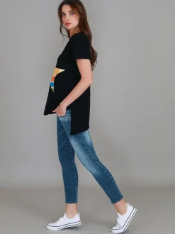 3rd Story Betty Star Stripe T Shirt< Short Sleeves
