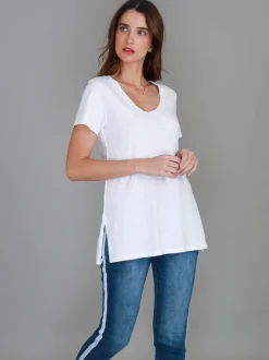 3rd Story Carla Scoop Neck T Shirt< Short Sleeves