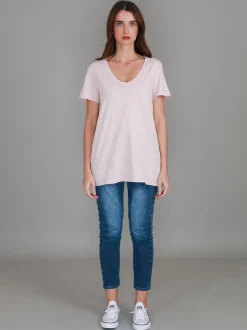 3rd Story Carla Scoop Neck T Shirt< Short Sleeves
