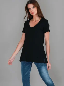 3rd Story Carla Scoop Neck T Shirt< Short Sleeves