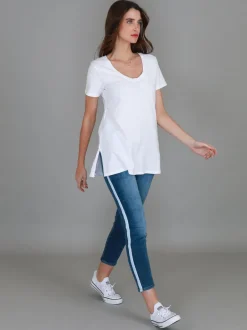 3rd Story Carla Scoop Neck T Shirt< Short Sleeves