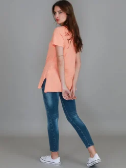 3rd Story Carla Scoop Neck T Shirt< Short Sleeves