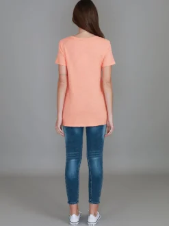 3rd Story Carla Scoop Neck T Shirt< Short Sleeves
