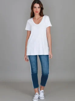 3rd Story Carla Scoop Neck T Shirt< Short Sleeves