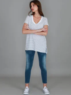 3rd Story Carla Scoop Neck T Shirt< Short Sleeves