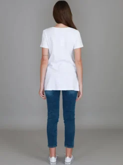 3rd Story Carla Scoop Neck T Shirt< Short Sleeves