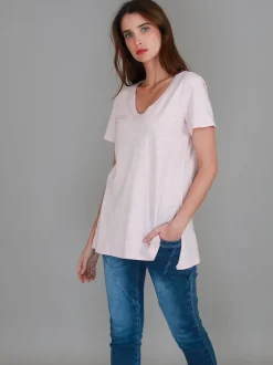 3rd Story Carla Scoop Neck T Shirt< Short Sleeves