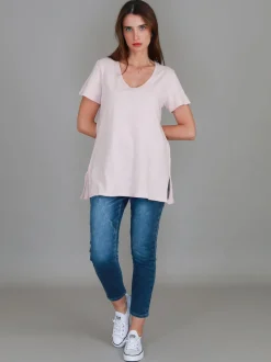 3rd Story Carla Scoop Neck T Shirt< Short Sleeves