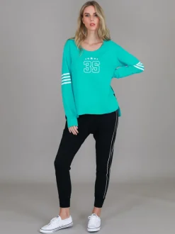 3rd Story Celeste Stripe Band 3S Sweatshirt< Sweatshirts|Sweatshirts