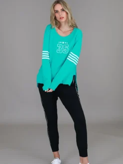 3rd Story Celeste Stripe Band 3S Sweatshirt< Sweatshirts|Sweatshirts