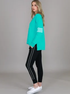 3rd Story Celeste Stripe Band 3S Sweatshirt< Sweatshirts|Sweatshirts