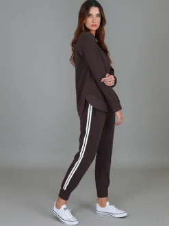 3rd Story Charlette Curve Hem Sweatshirt< Sweatshirts|Sweatshirts