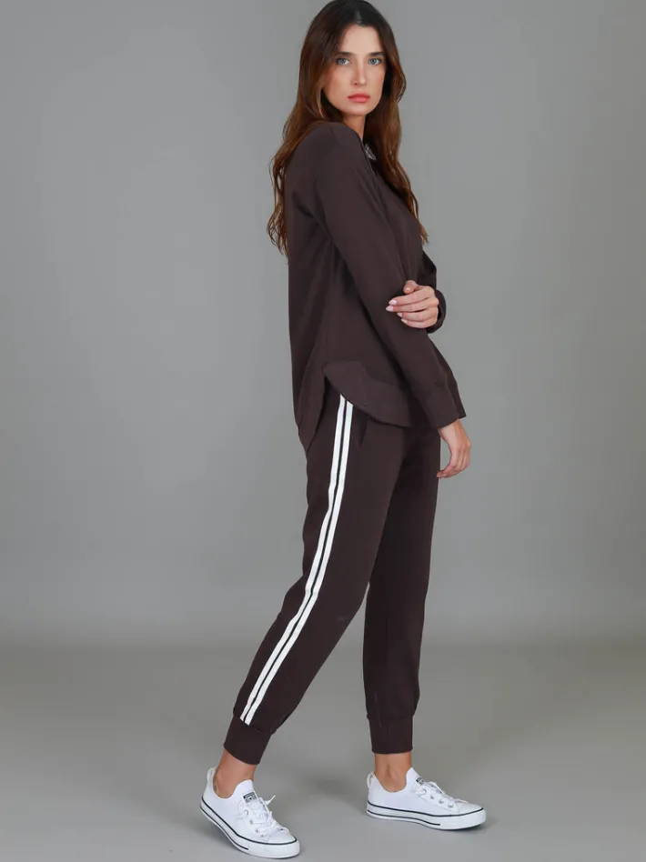 3rd Story Charlette Curve Hem Sweatshirt< Sweatshirts|Sweatshirts