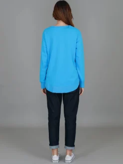 3rd Story Charlette Curve Hem Sweatshirt< Sweatshirts|Sweatshirts