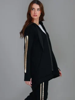 3rd Story Charlie Gold Stripe Hooded Jacket< Jackets|Hoodies