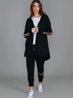 3rd Story Charlie Gold Stripe Hooded Jacket< Jackets|Hoodies