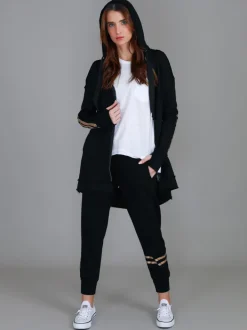 3rd Story Charlie Gold Stripe Hooded Jacket< Jackets|Hoodies