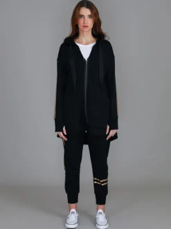 3rd Story Charlie Gold Stripe Hooded Jacket< Jackets|Hoodies