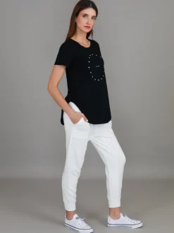 3rd Story Charly Mini Star Print T Shirt< Short Sleeves
