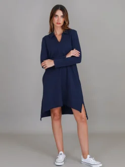 3rd Story Dailyn Long Sleeve Polo Dress< Long Sleeve Dress|Polo Dress