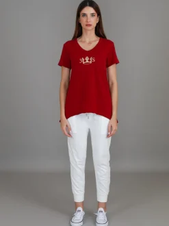 3rd Story Davis 3S Crown Print T Shirt< Short Sleeves