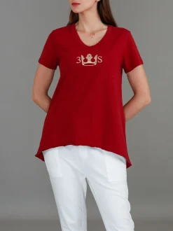 3rd Story Davis 3S Crown Print T Shirt< Short Sleeves