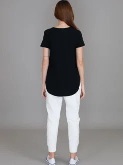 3rd Story Doreen Check Heart Short Sleeve T Shirt< Short Sleeves