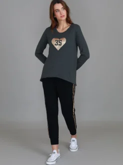 3rd Story Dutson 3S Heart T Shirt< Long Sleeves