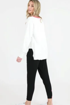3rd Story Eden Contrast Thunderbolt Sweatshirt< Sweatshirts|Sweatshirts