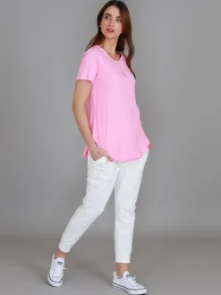3rd Story Elianna Embroidery Logo S/S Tee< Short Sleeves